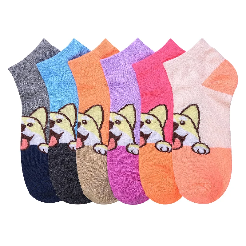 MAMIA SPANDEX SOCKS (SHIBA)