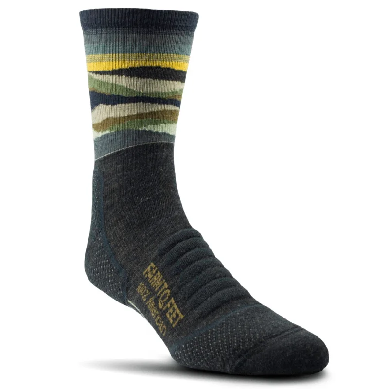 Farm to Feet Max Patch Trail Light Targeted Cushion 3/4 Crew Socks