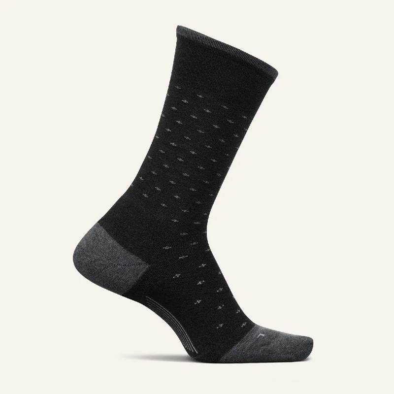 Feetures Mens Everyday Max Cushion Crew Socks