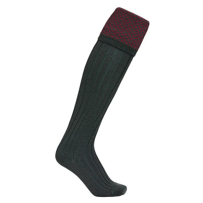 Laksen Empire Merino Shooting Socks - Pine