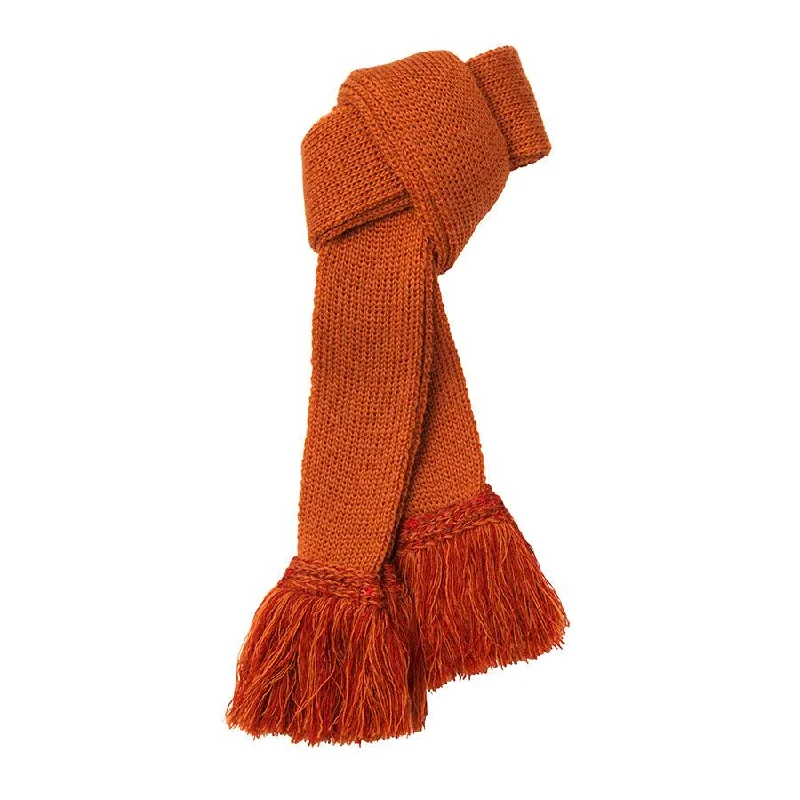 Laksen Merino Garter Ties - Mandarin