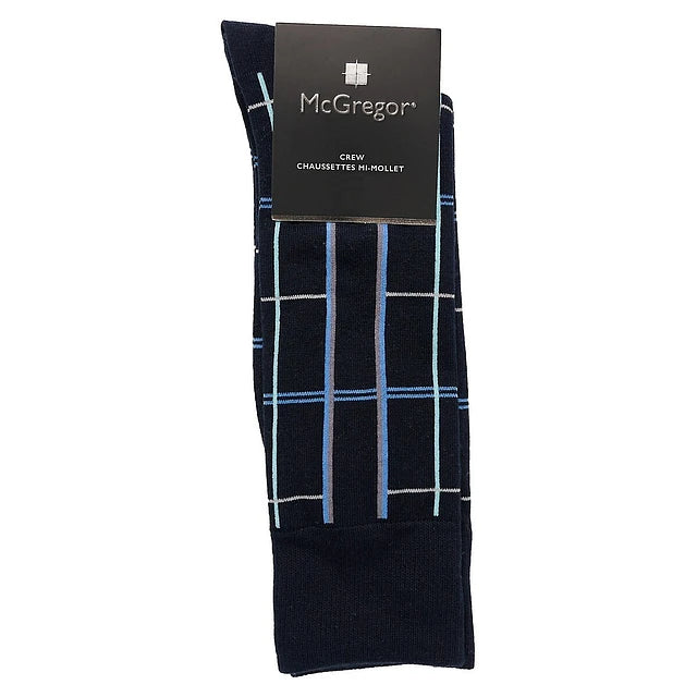 McGregor Crew Dress Sock Navy 1 Pack- MGM241DR04002