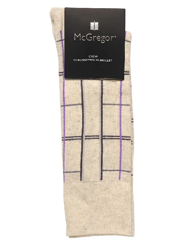 McGregor Crew Dress Sock Oatmeal Heather 1 Pack - MGM241DR04001