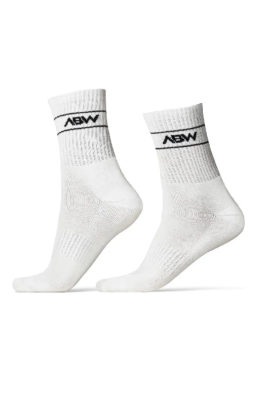 Mens Crew Socks - White 3 Pack