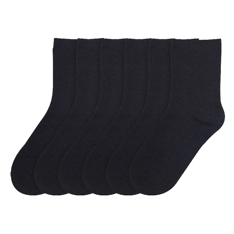 PODE BOY'S COMPUTER CREW SOCKS (PR_BLACK)