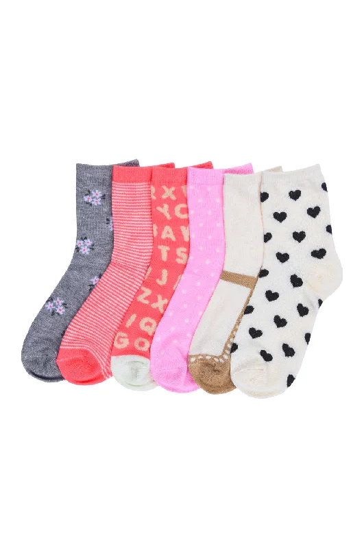 MOPAS GIRL'S COMPUTER CREW SOCKS (PR_LIKE)