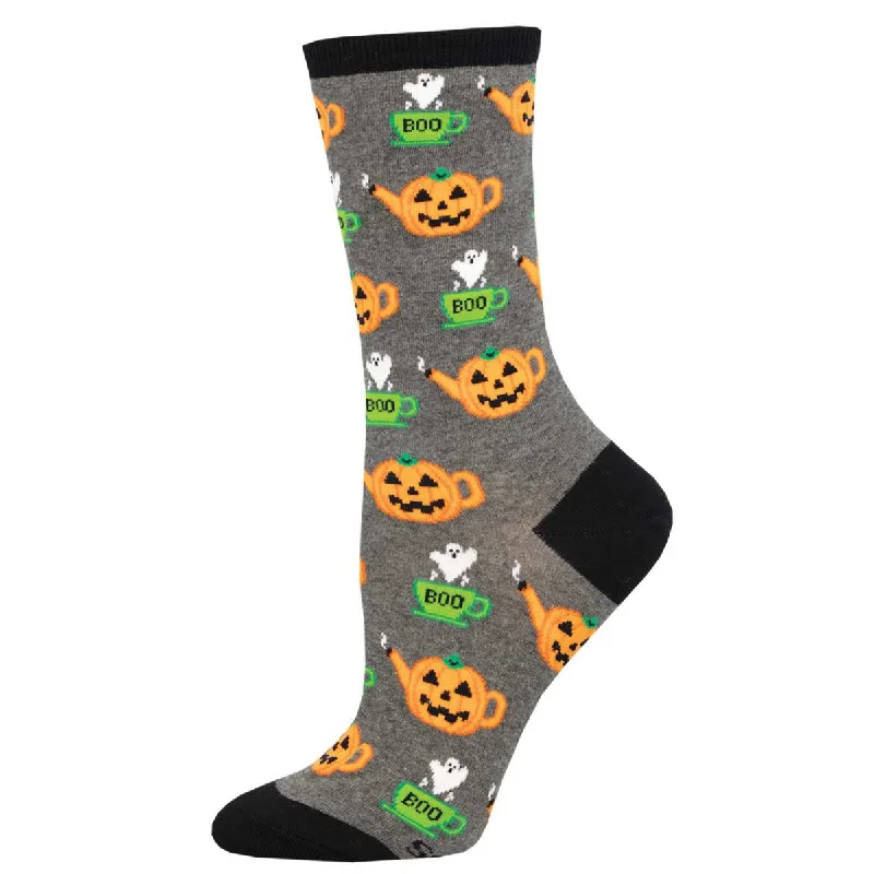 Pumpkin Spice Tea Sock