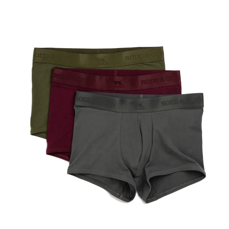 Rodd & Gunn Big Gunn's Trunk Mens Boxers (3 Pack) - Multi 2.0