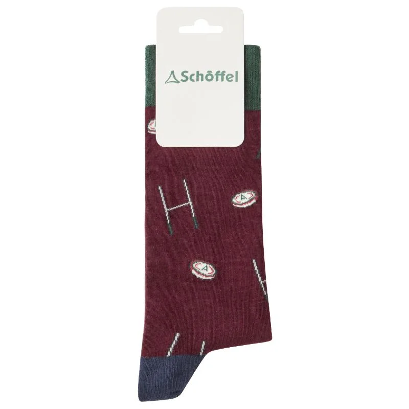 Schoffel Mens Cotton Sock - Woodland Rugby