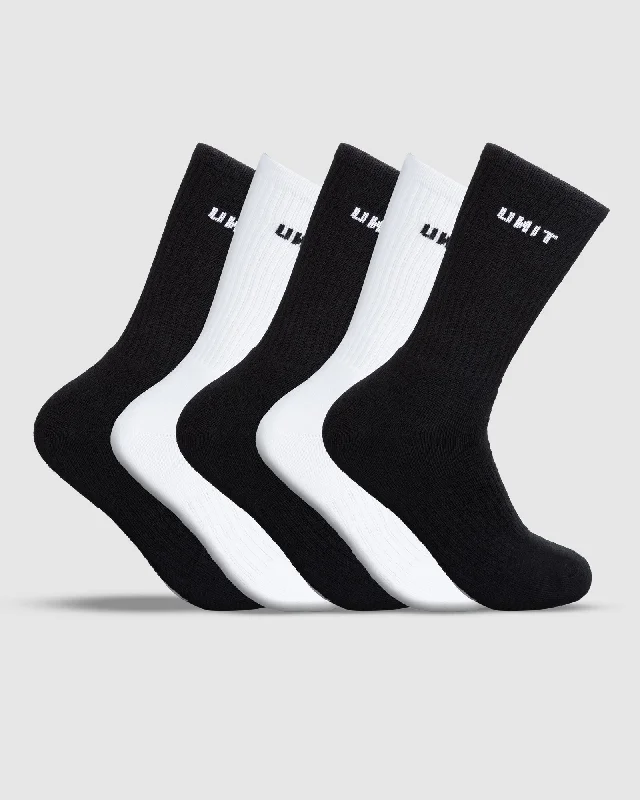 UNIT Mens Storm Bamboo Socks - 5 Pack