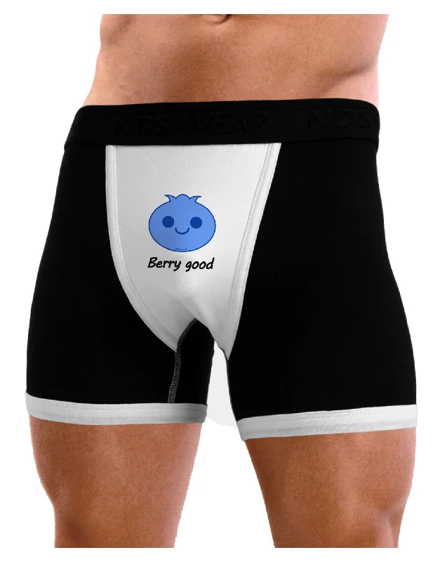 Blueberry - Berry Good Mens Boxer Brief Underwear