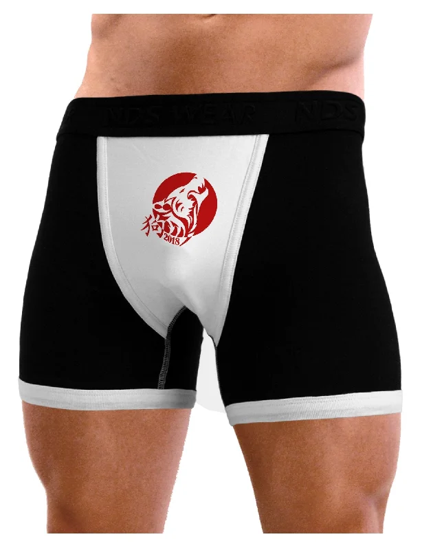 Chinese New Year 2018 Dog Mens Boxer Brief Underwear by TooLoud