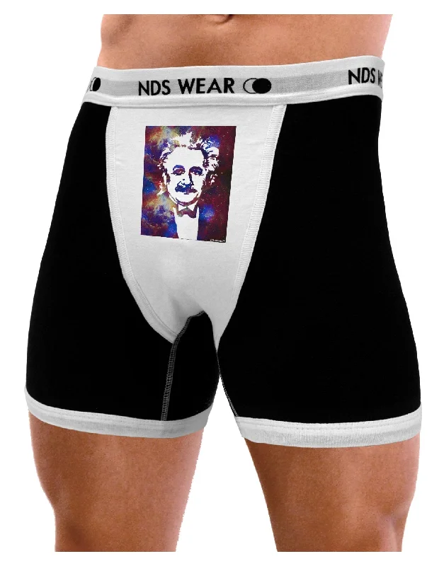 Cosmic Galaxy Einstein Mens Boxer Brief Underwear by TooLoud