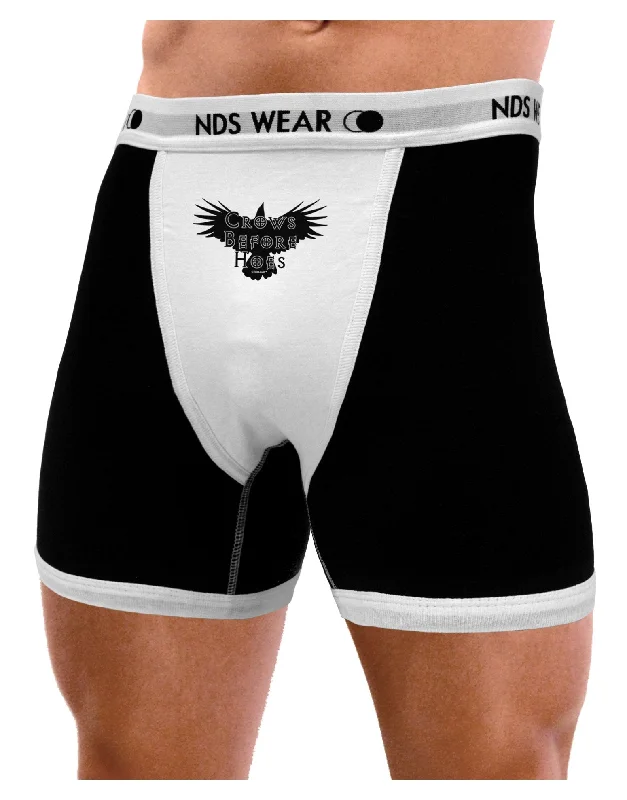 Crows Before Hoes Design Mens Boxer Brief Underwear by TooLoud