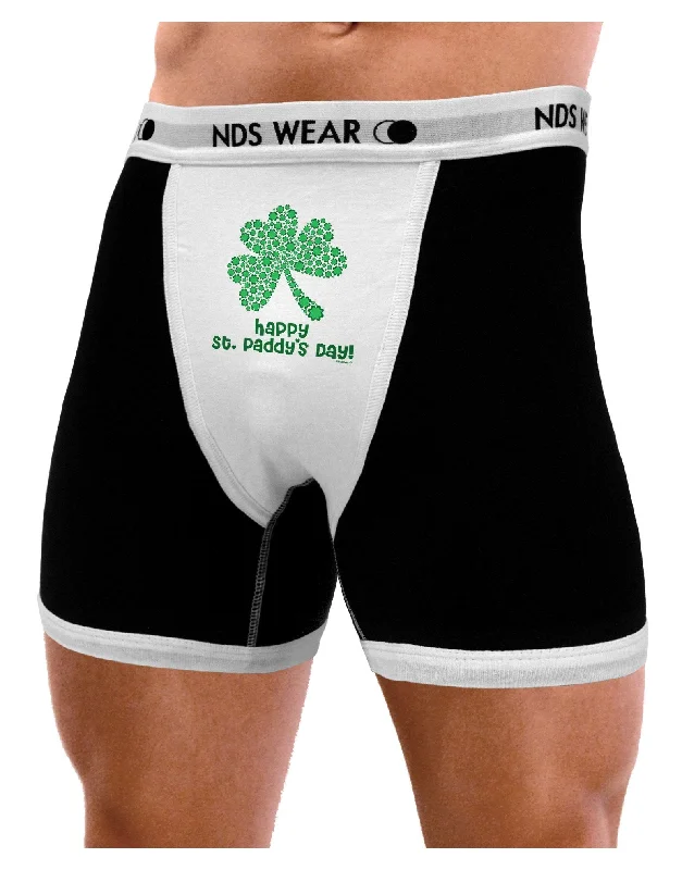 Happy St. Paddy‘s Day Shamrock Design Mens NDS Wear Boxer Brief Underwear