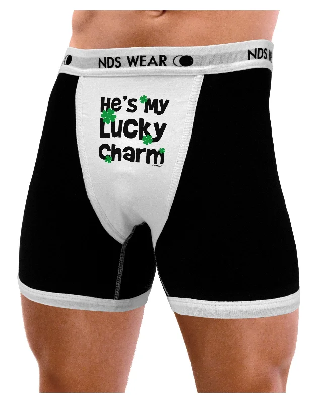 He‘s My Lucky Charm - Matching Couples Design Mens NDS Wear Boxer Brief Underwear