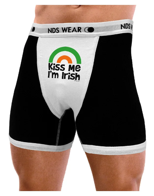 Irish Flag Rainbow - Kiss Me I‘m Irish Mens NDS Wear Boxer Brief Underwear