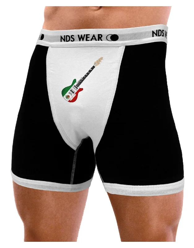 Mexican Flag Guitar Design Mens Boxer Brief Underwear by TooLoud