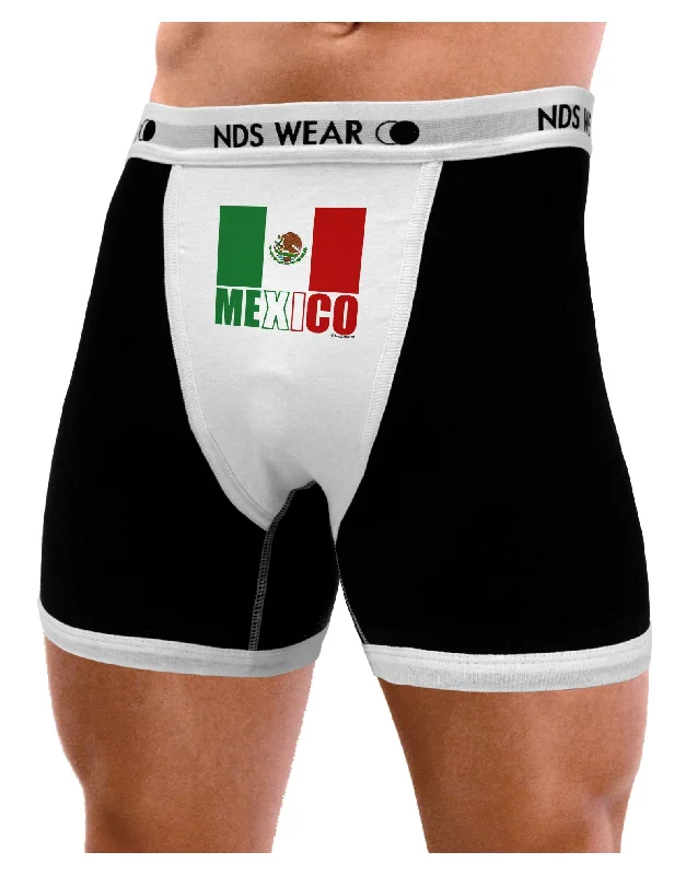 Mexican Flag - Mexico Text Mens Boxer Brief Underwear by TooLoud