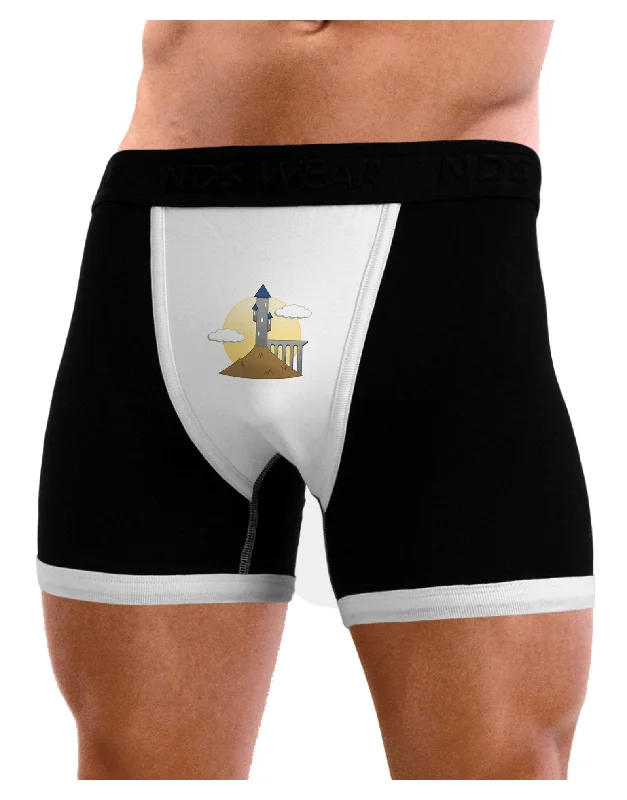 Moonlit  Wizard Tower - Halloween Mens Boxer Brief Underwear