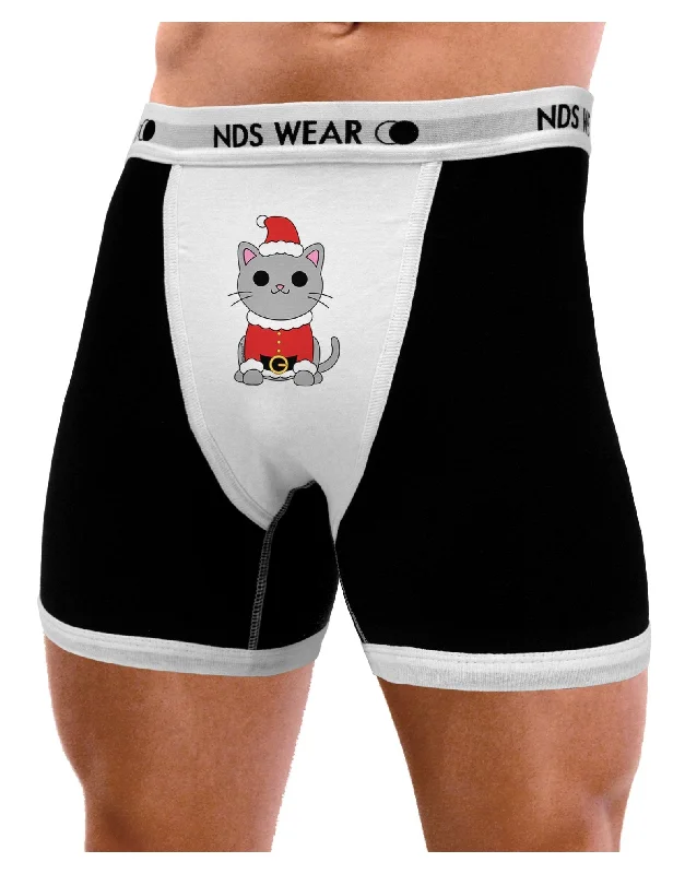 Mr. Whiskerton Santa Suit - Christmas Mens Boxer Brief Underwear by TooLoud