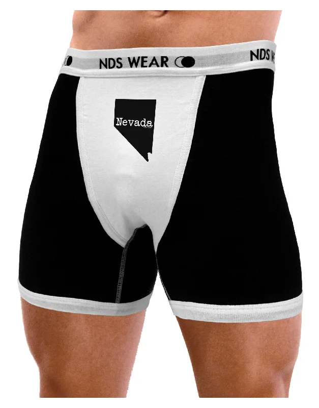 Nevada - United States Shape Mens Boxer Brief Underwear by TooLoud