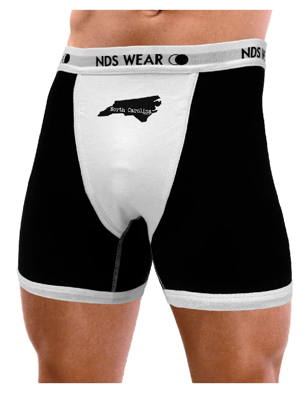 North Carolina - United States Shape Mens Boxer Brief Underwear by TooLoud