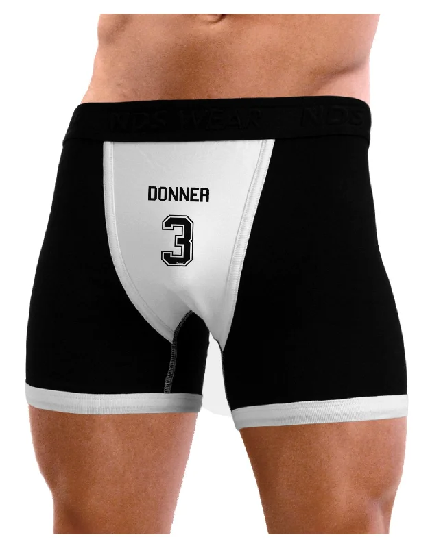 Reindeer Jersey - Donner 3 Mens Boxer Brief Underwear