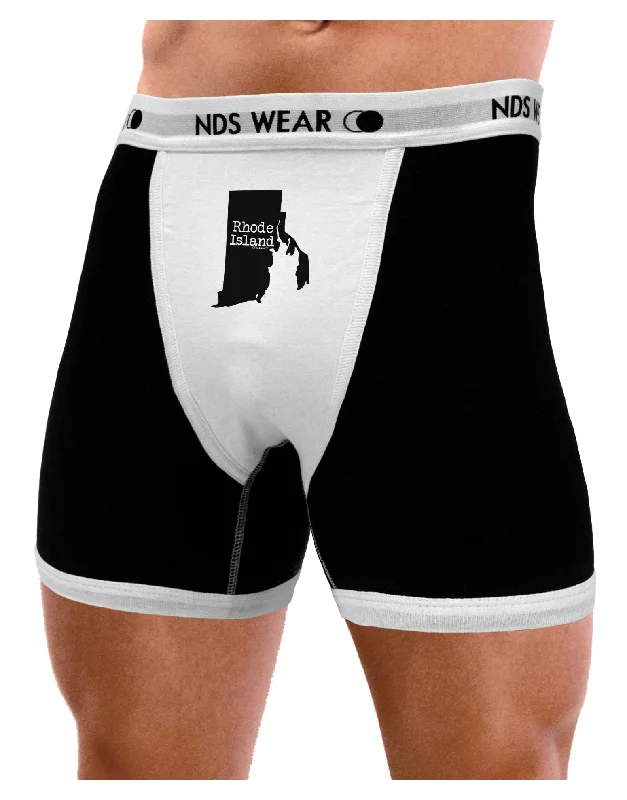 Rhode Island - United States Shape Mens Boxer Brief Underwear by TooLoud