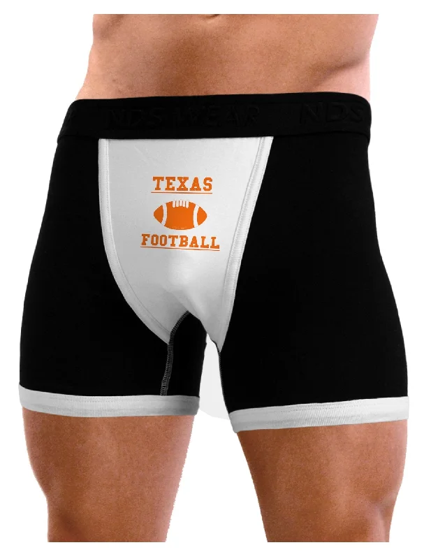 Texas Football Mens Boxer Brief Underwear by TooLoud