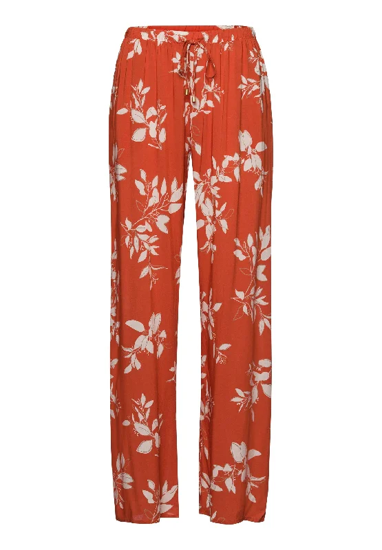 Sleep And Lounge Pants | Tangerine Flowers 74850-2159