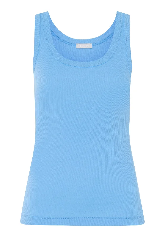 Sleep And Lounge Ribbed Cotton Tank Top | Angelite 77751-2547