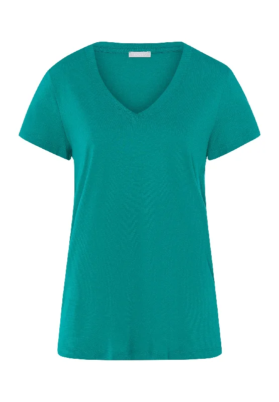 Sleep And Lounge V-Neck T-Shirt | Peacock 77876-2730