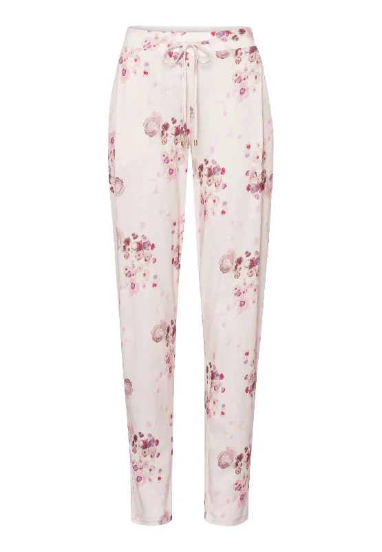 Sleep And Lounge Knit Pants Print | Watery Blossoms 77882-2367