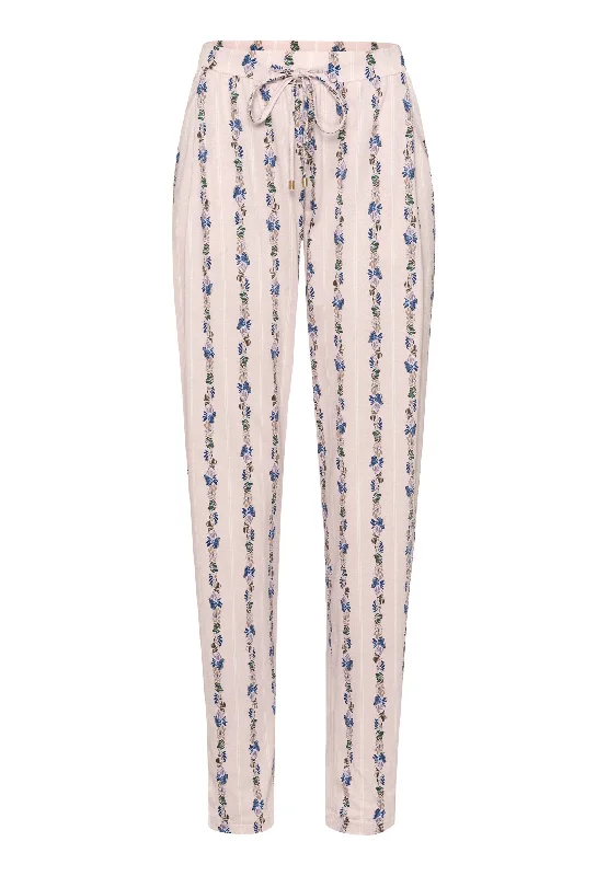 Sleep And Lounge Knit Pants Print | Feminine Stripe 77882-2391