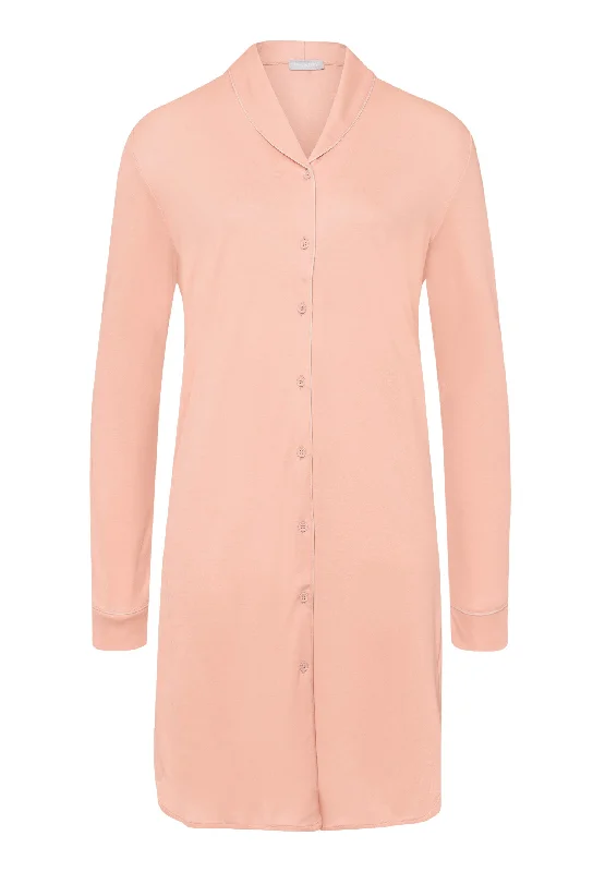 Natural Comfort TENCEL™ Button Front Sleep Shirt | Blush 77964-1359