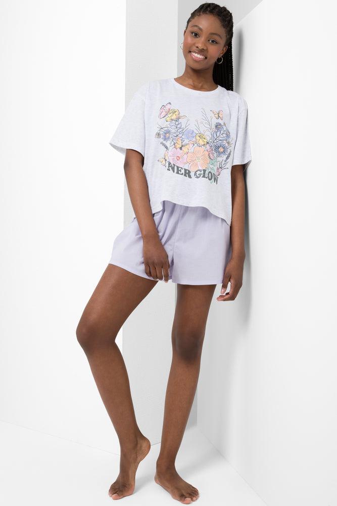 Boxy Sleep T-Shirt Grey