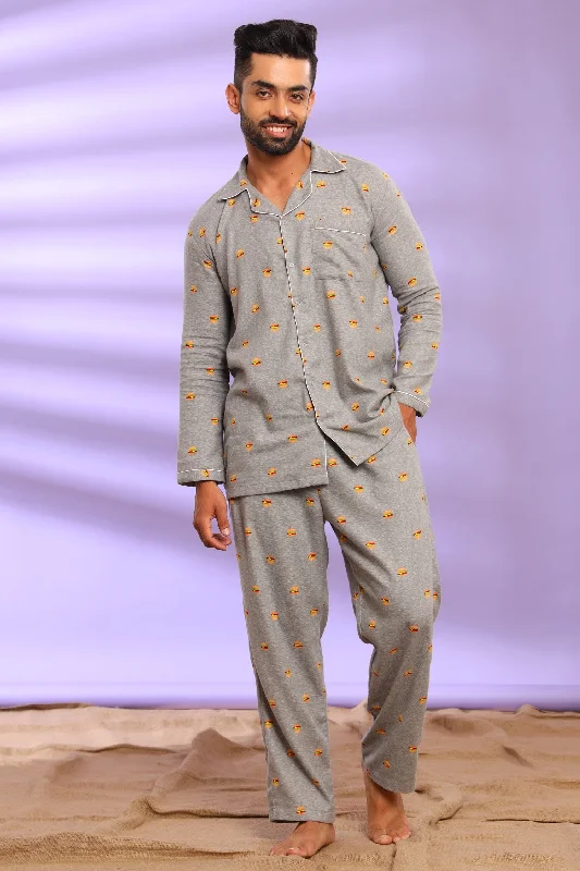 Burger Lovers Pajama Set for Men