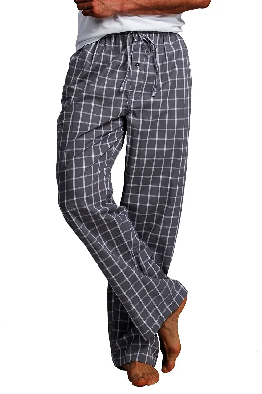 CYZ Men's 100% Cotton Poplin Pajama Lounge Sleep Pant