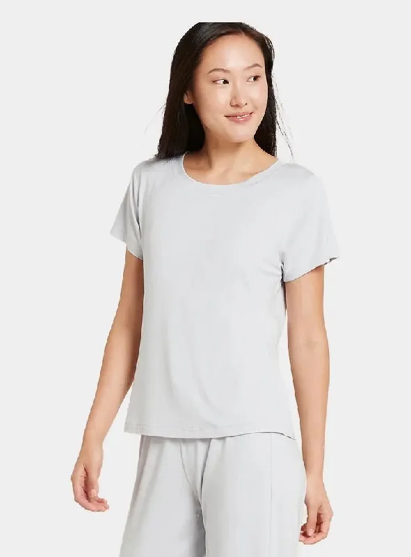 Dove Grey Goodnight Women's Bamboo Sleep Tee