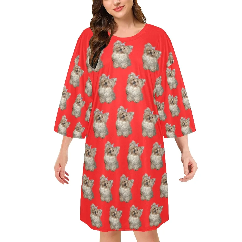 Minnie Oversized Sleep Shirt- Red