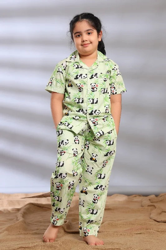 Panda Pajama Set for Girls