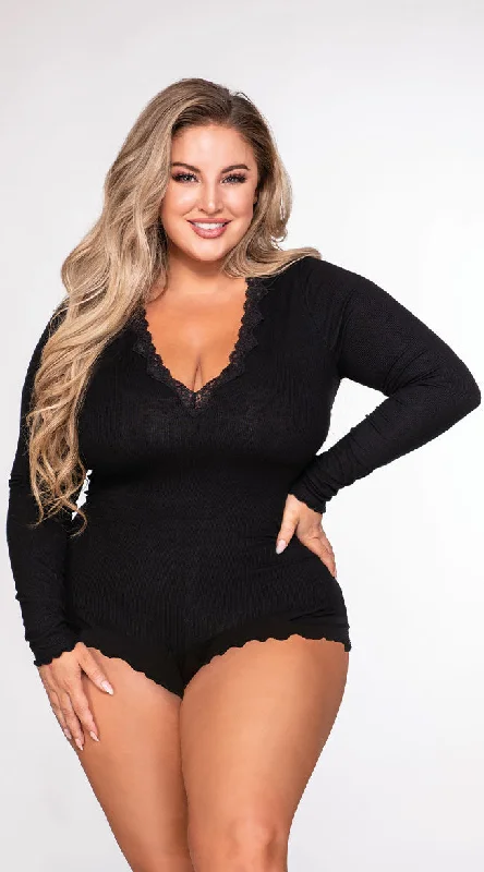 Plus Size Romantic Reverie Sleep Romper