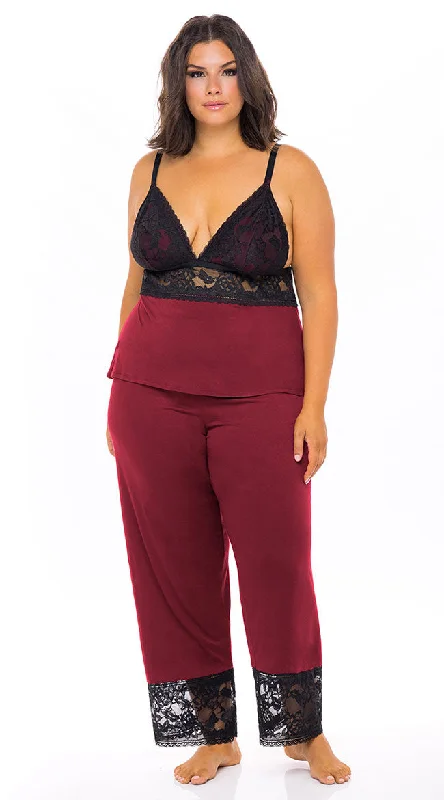 Plus Size Talking In Your Sleep Cami Pajama Set