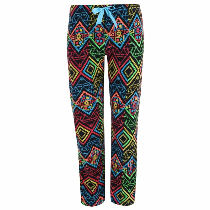 Simply Fabulous Women's Colorful Print Sleep Pants