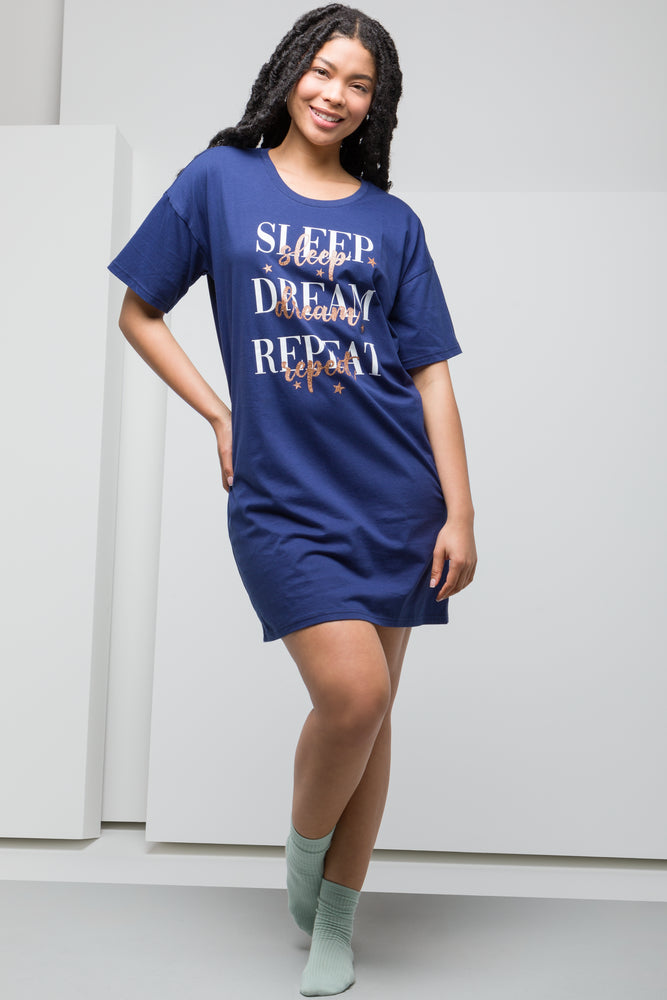 Sleep-Shirt Navy