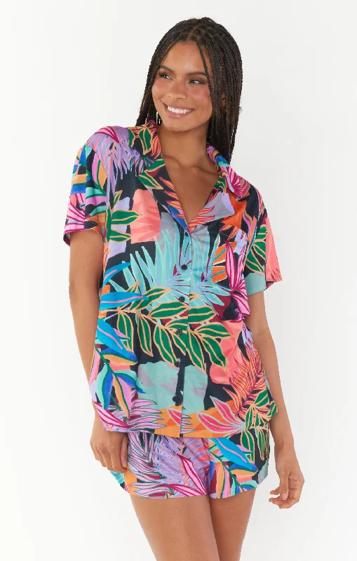 Sunday Morning Sleep Set ~ Tropical Paradise Knit