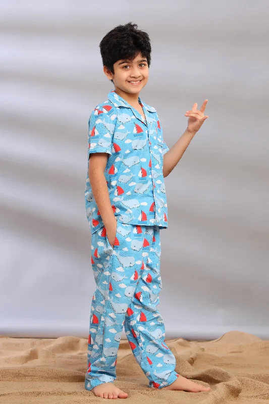 Whale Tale Pajama Set for Boys