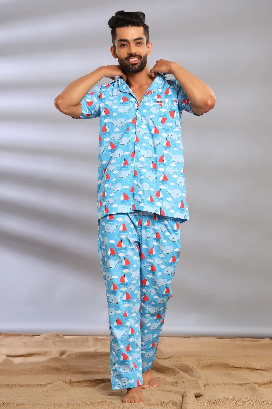 Whale Tale Pajama Set for Men