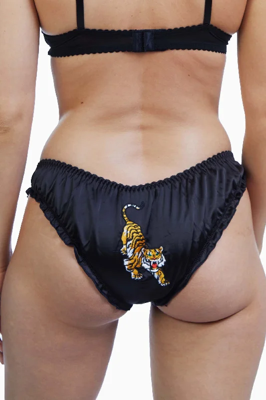 Bettie Page Tiger Frill Brief